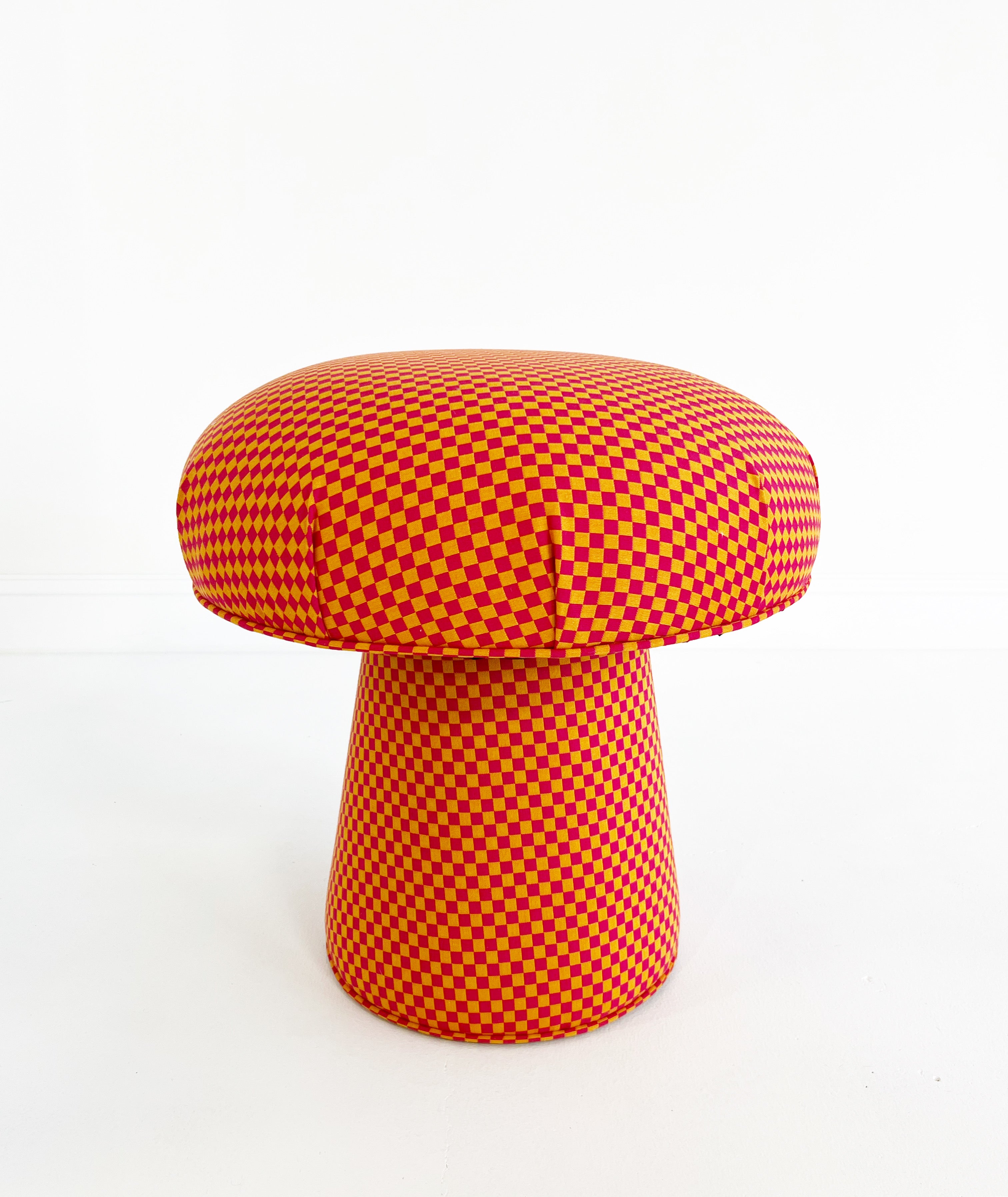 The Forsyth Mushroom Pouf in Maharam Checker by Alexander Girard – FORSYTH