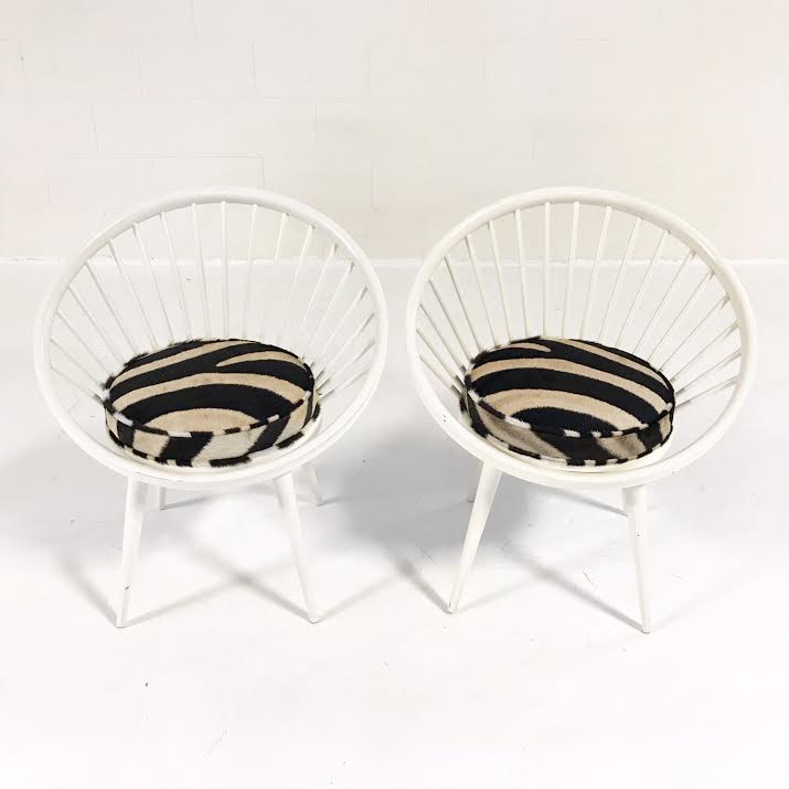 Retro discount circle chair