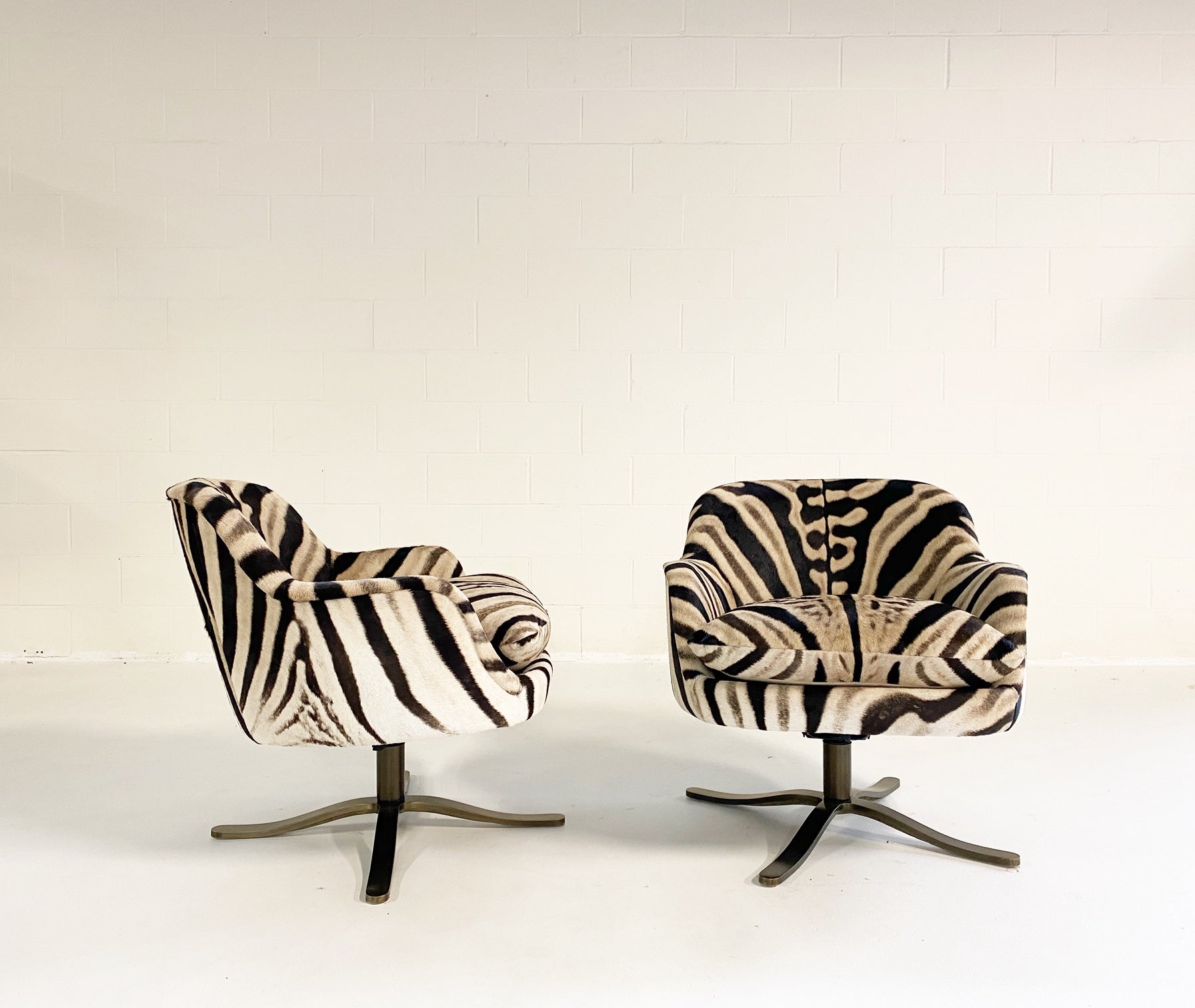 Zebra print desk discount chair