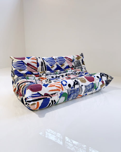 50th Anniversary Togo Sofa in Pierre Frey La Toile du Peintre