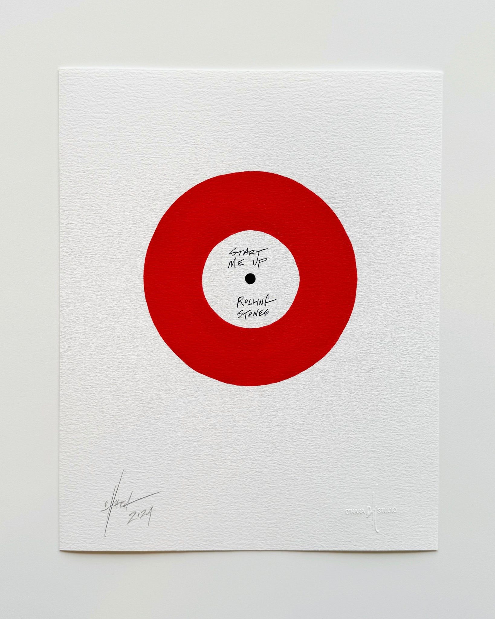 The Vinyl on Paper