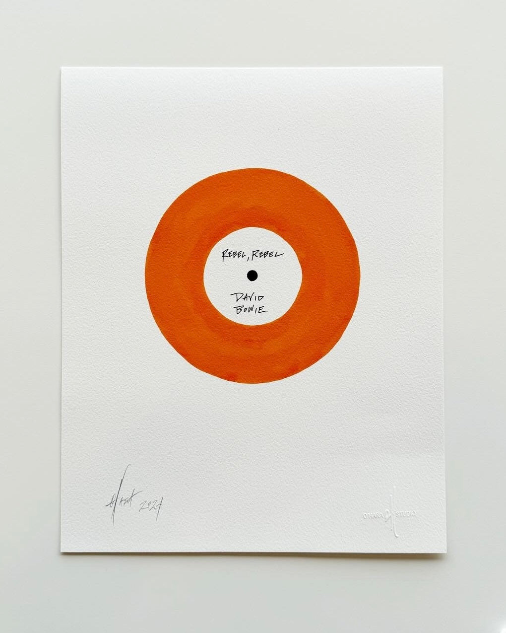 The Vinyl on Paper