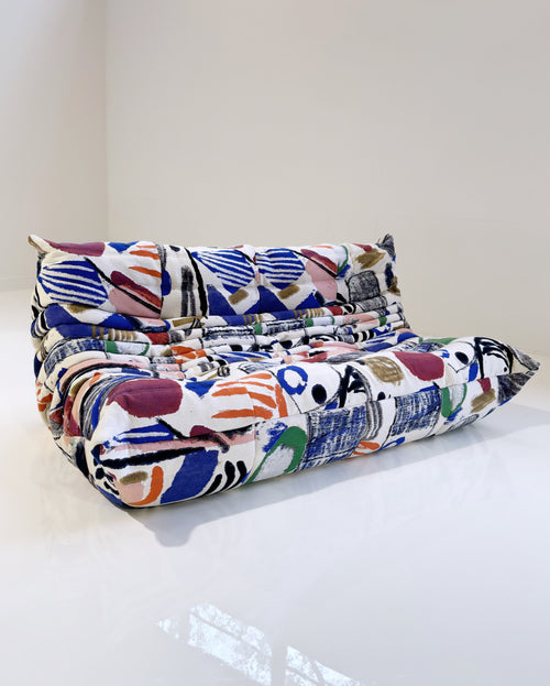 50th Anniversary Togo Sofa in Pierre Frey La Toile du Peintre