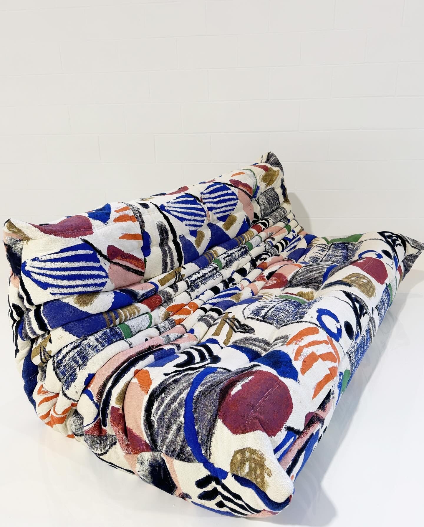 50th Anniversary Togo Sofa in Pierre Frey La Toile du Peintre