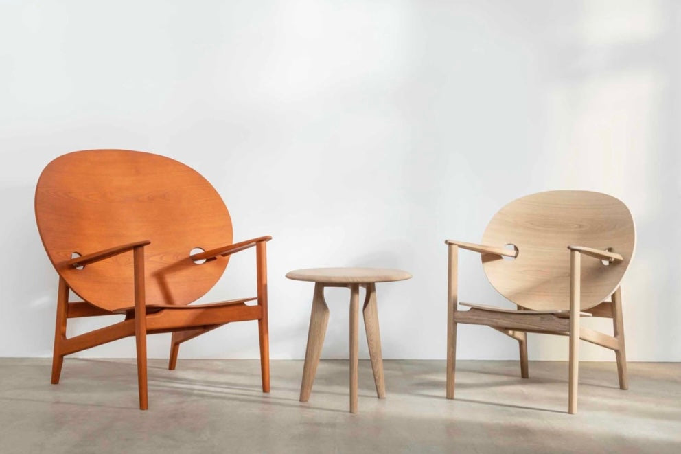 Iklwa Large Chair | Earth Orange Oak