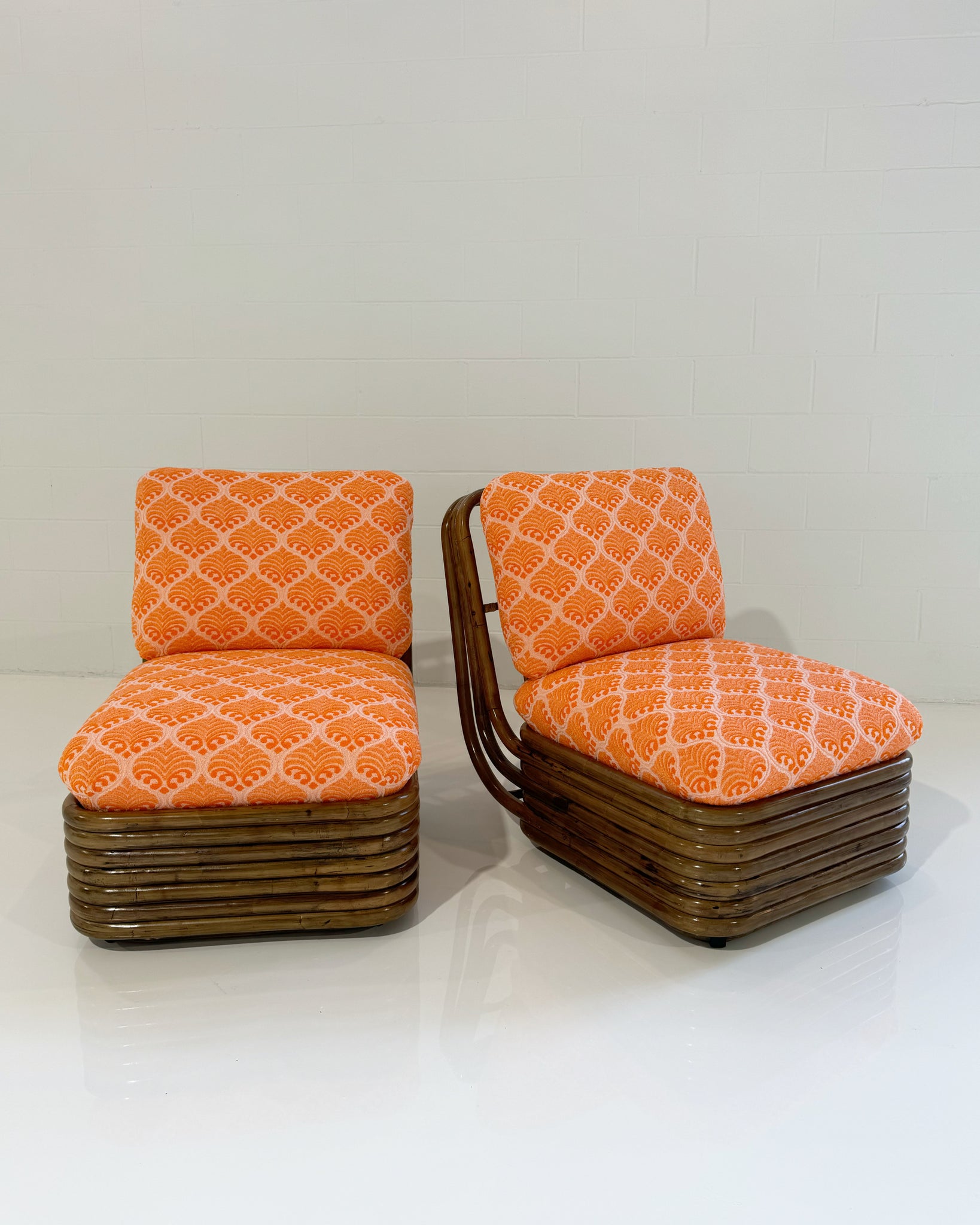 Bohemian 72 Lounge Chair with The Row Towel Cushions