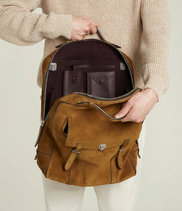 Rider Backpack in Suede Marrakech