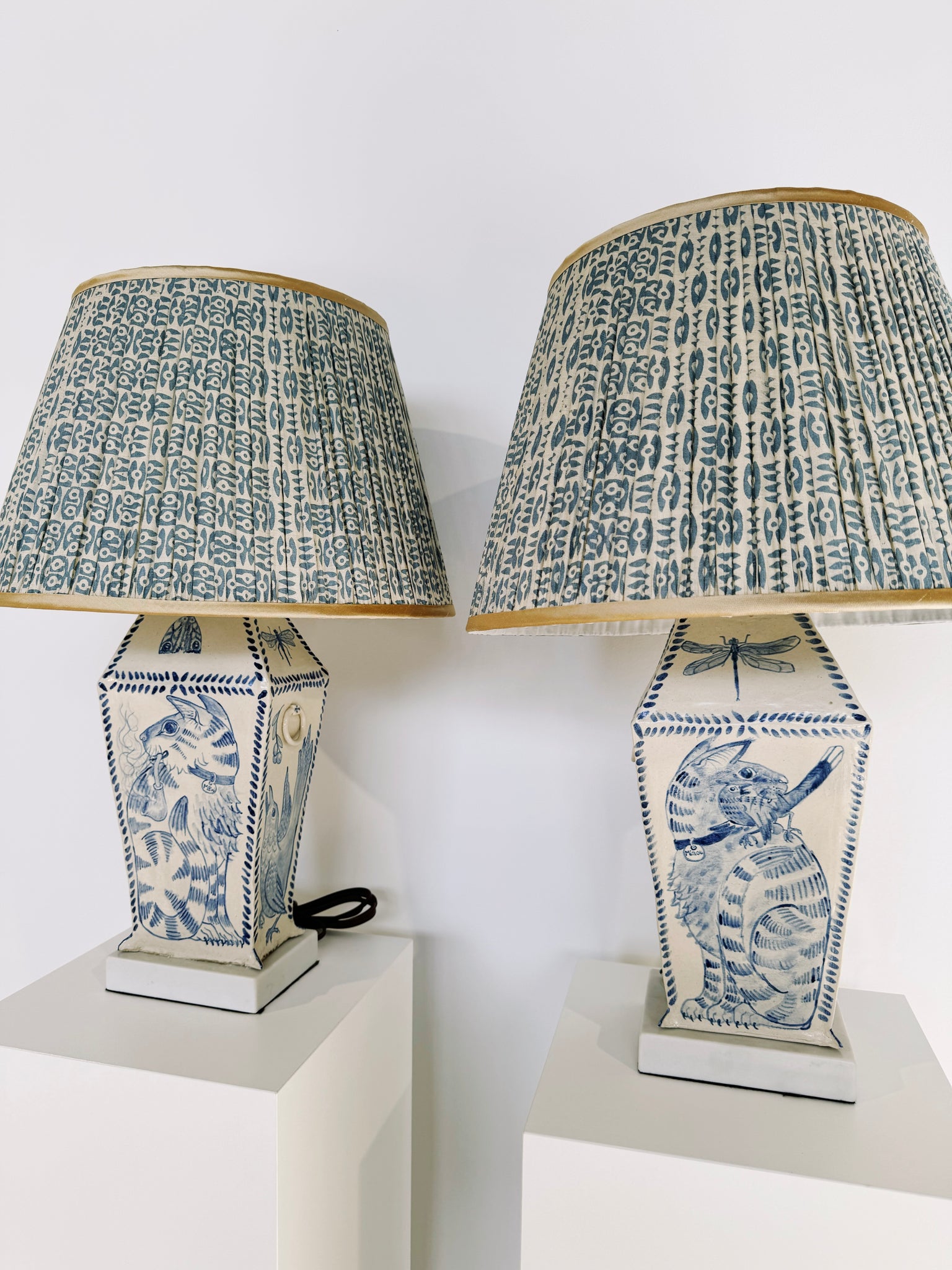 The Hand-Painted Lamp by Maggie Robertson