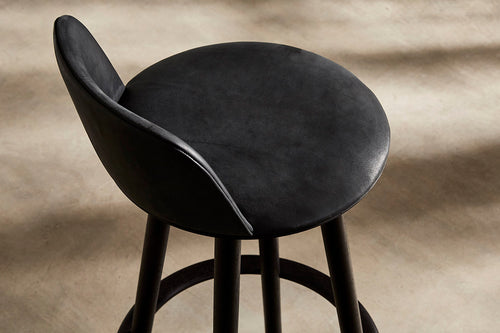 OVO Bar Chair | Ebonized Oak