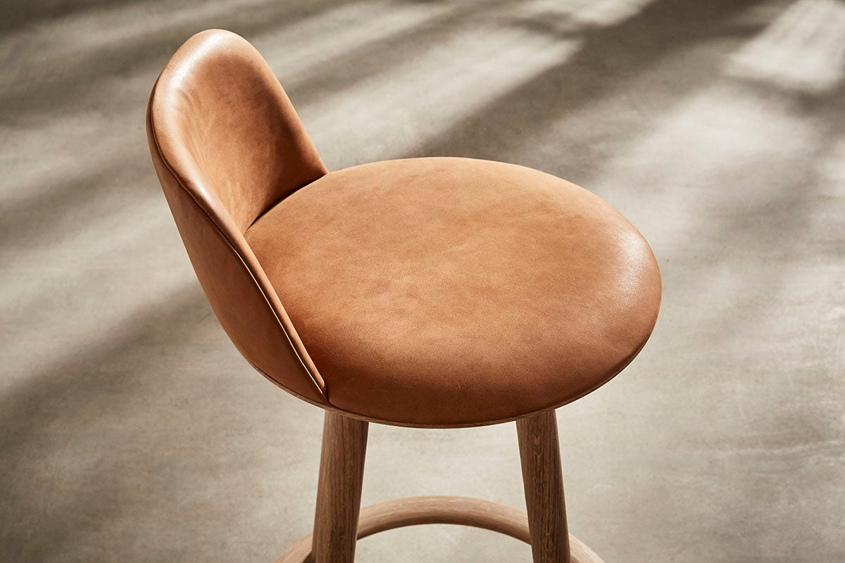 OVO Bar Chair | White Oiled Oak