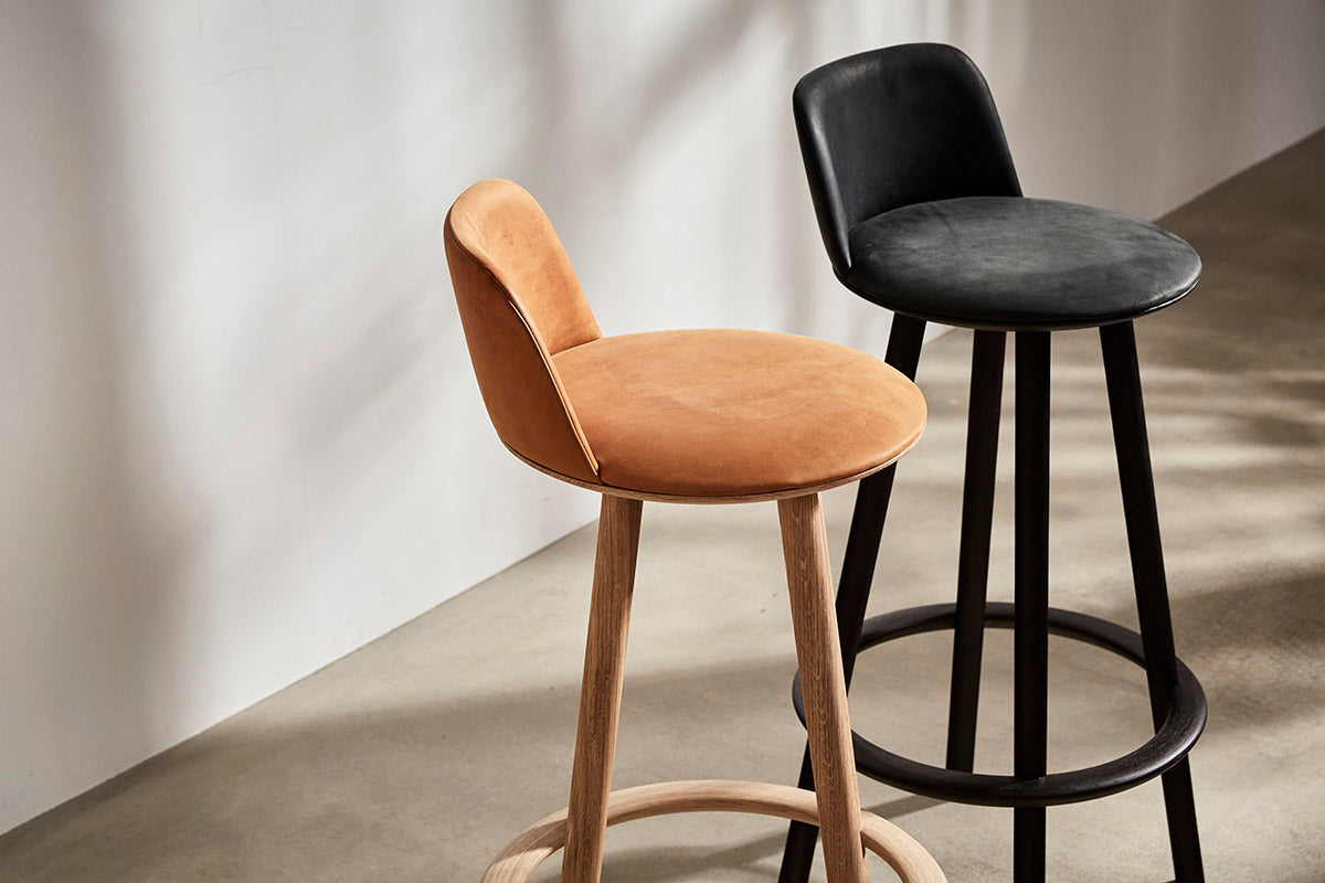 OVO Bar Chair | White Oiled Oak