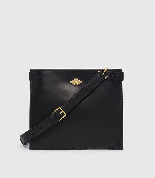 Stowaway Crossbody in Buttery Napa Black