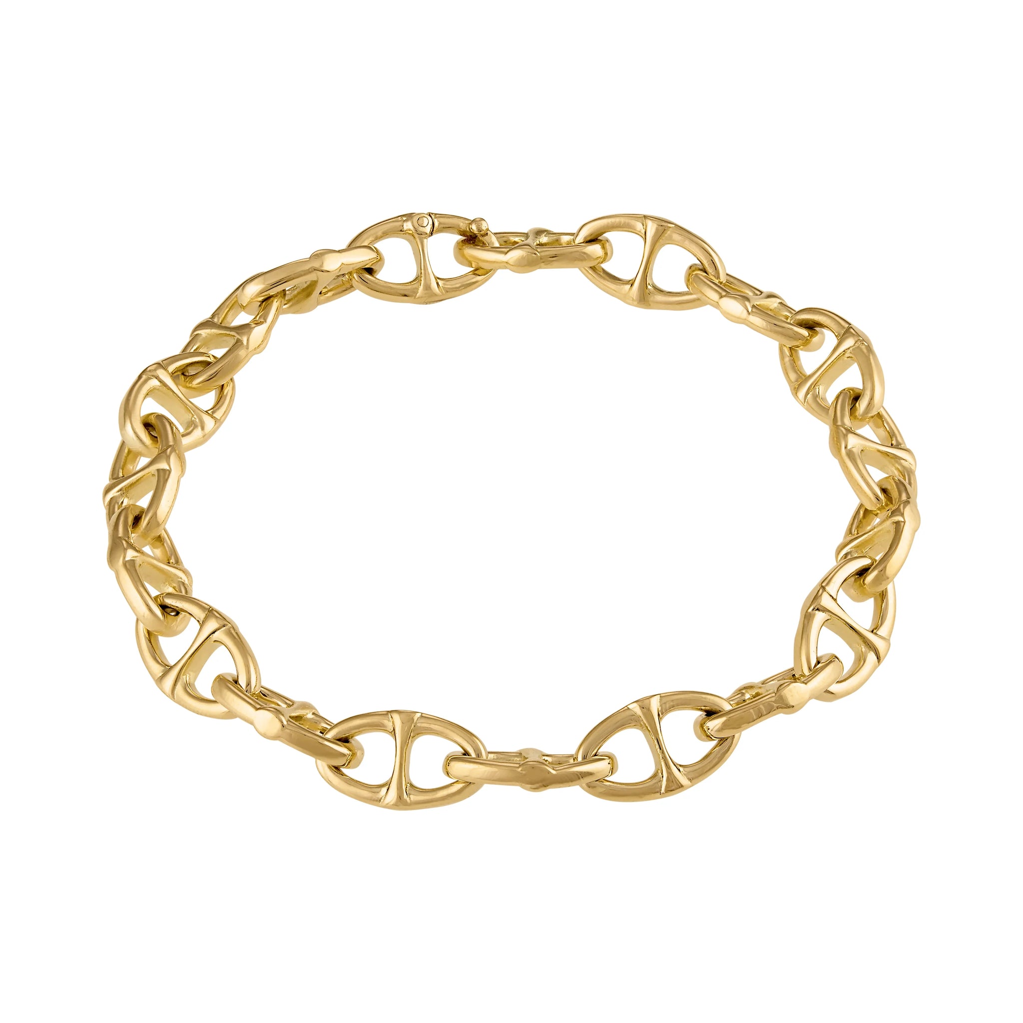 Oval Beaded and Black Ceramic Link Bracelet 001-440-01076 | Hingham  Jewelers | Hingham, MA